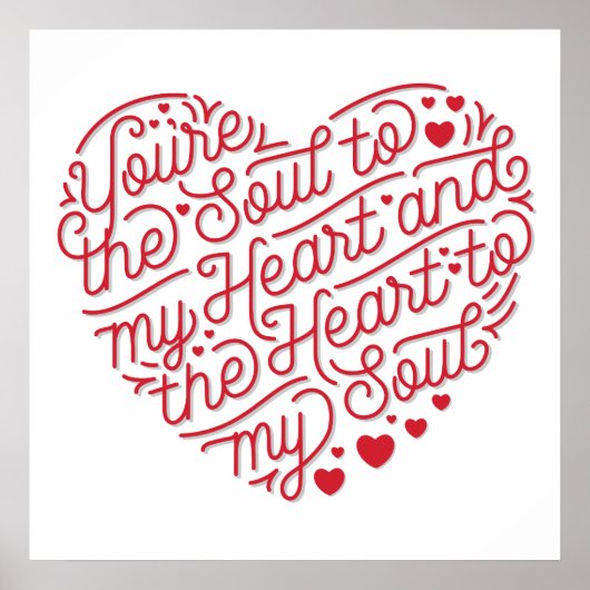 Heart to My Soul Poster 24x24 (Devant)