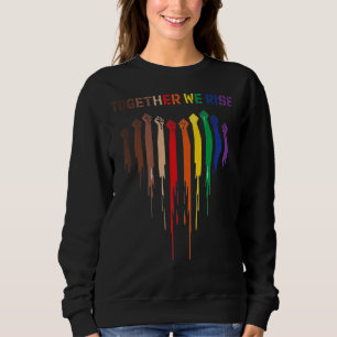 Heart Together We Rise Kleding Mensenrechten Socia Trui