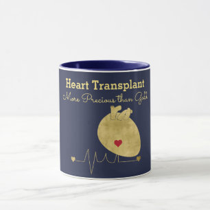 Heart Transplant Gold Navy Mok