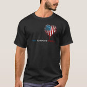 Heart Transplant Recipient Heart Surgery American T-shirt (Voorkant)