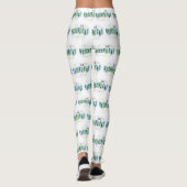 Heart Transplant Recipient Retro Style Leggings (Achterkant)