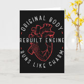 Heart Transplant Recovery Heart Disease Heart Atta Kaart (Gele Bloem)