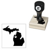 Heart Traverse City Michigan Rubber Stamp Rubberstempel (Gestempeld)