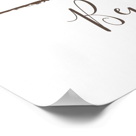 Heart Tree - 150 Signature Guest Book Alternative Poster (Hoek)