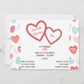 Heart Valentine Invitation Anniversaire (Devant)
