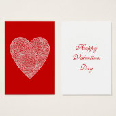 Heart Valentines (Devant & derrière)