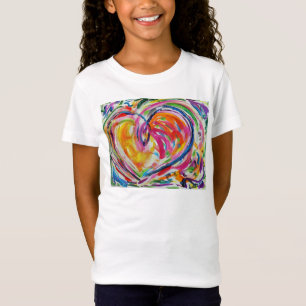 Heart van Joy Artwork Painting Love T-Shirt