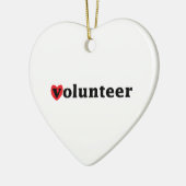 Heart Volunteer Keramisch Ornament (Links)