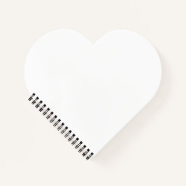 Heart-vormige laptop notitieboek