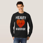 Heart Warrior CHD Awareness Present Congenital Hea T-shirt (Voorkant volledig)