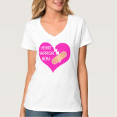 Heart Warrior Ma, aangeboren hartfalen, HLHS T-shirt (Voorkant)