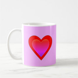 Heart Wedding Rood Roze Paarse Valentijnsdag Koffiemok