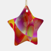 Heart Whimsy Star Ornament (Rechts)