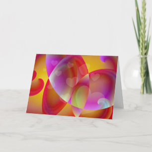 Heart Whimsy Wenskaart Feestdagen Kaart