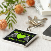 Heart/Wings... Lyme Sleutelhanger (Zijkant)