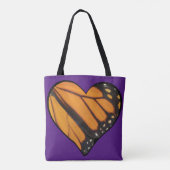 Heart Wings Monarch Butterfly Draagtas (Achterkant)