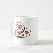 Heart With Floral Elements Mug — Health & Wellness (Devant gauche)
