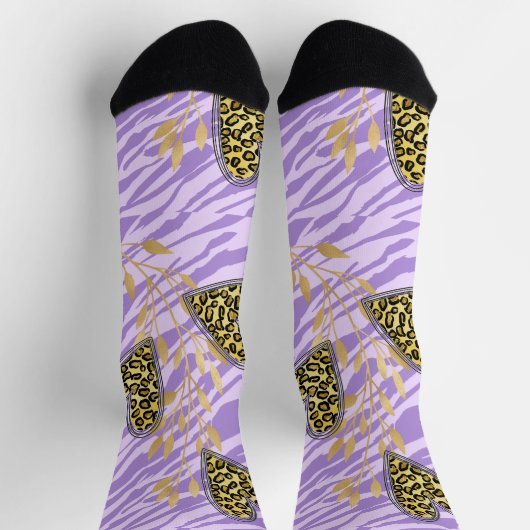 heart, with leopard  sokken (Top)