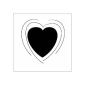 Heart Wood Art Stamp Rubberstempel (Afrduk)