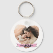 Heart You, beste moeder ooit lint Sleutelhanger (Achterkant)