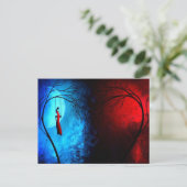 Heartache en Poëzie 36... Briefkaart (Staand voorkant)