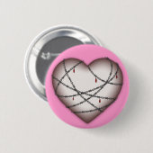 HeartAttack2 (pas het aan!) Ronde Button 5,7 Cm (Voorkant /achterkant)