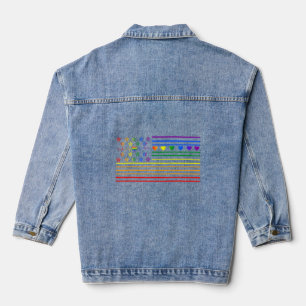 Heartbeat American Lgbt Flag Gay Patriotics Pride