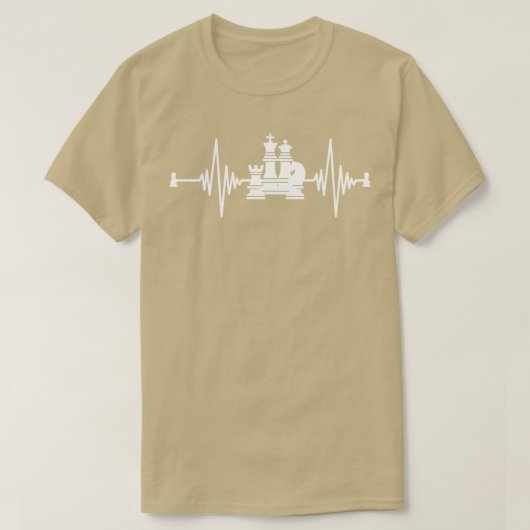 Heartbeat Chess T-shirt (Design voorkant)