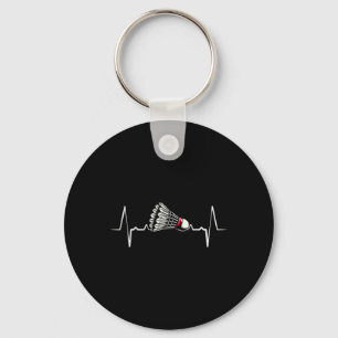 Heartbeat ECG Shuttle Badminton Player Shuttle 2 Sleutelhanger
