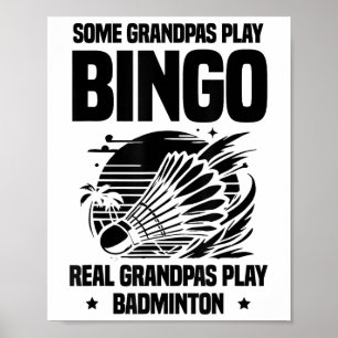 Heartbeat ECG Shuttle Badminton Player Shuttle Poster
