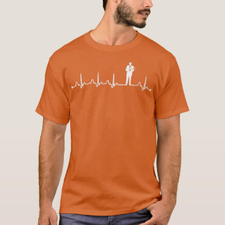 Heartbeat EKG Proud Engineer Gift T-shirt
