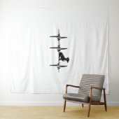 Heartbeat For Loyal Dachshund Dogs Wandkleed (In Situ (horizontaal))