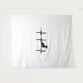 Heartbeat For Loyal Dachshund Dogs Wandkleed (Voorkant (horizontaal))