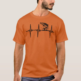 Heartbeat For Pikefish And Predator Sport Fishing  T-shirt