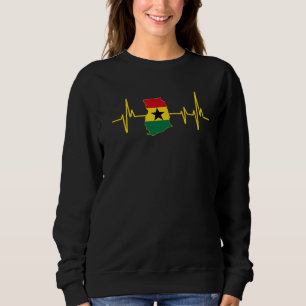 Heartbeat Ghanese vlag Ghana Trui
