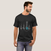 Heartbeat Guitar T-shirt (Voorkant volledig)