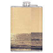 Heartbeat Love – Minimalist Romantic Design Heupfles (Achterkant)