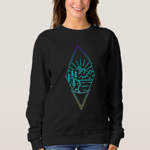 Heartbeat Mountains Hiker Trui