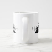 Heartbeat Nativity Unique Minimal Jumbo Mug (Dos)