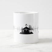 Heartbeat Nativity Unique Minimal Jumbo Mug (Devant)