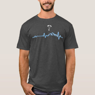 Heartbeat Paragliding-cadeau T-shirt