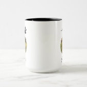 Heartbeat Paw Print Pet Photo Mug (Centre)