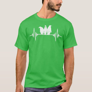 Heartbeat Penguin T-shirt