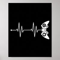 Heartbeat Shirt cadeau voor video game liefhebber