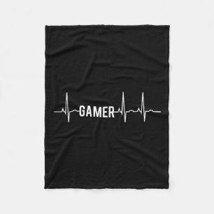Heartbeat Videospellen liefhebber Fleece Deken