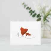 Heartbeats Briefkaart (Staand voorkant)
