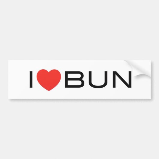 HeartBun Bumpersticker (Voorkant)