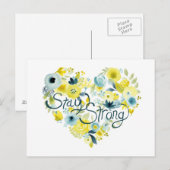 Heartfelt Floral I Briefkaart (Voorkant / Achterkant)