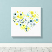 Heartfelt Floral I Canvas Afdruk (Insitu (Houten vloer))