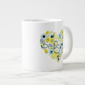 Heartfelt Floral I Extra Grote Beker (Voorkant rechts)